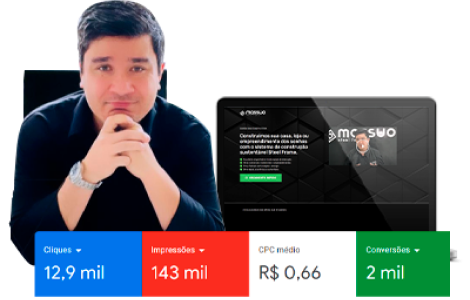 Logo Massuo Steel Frame — cliente Grovio Ads